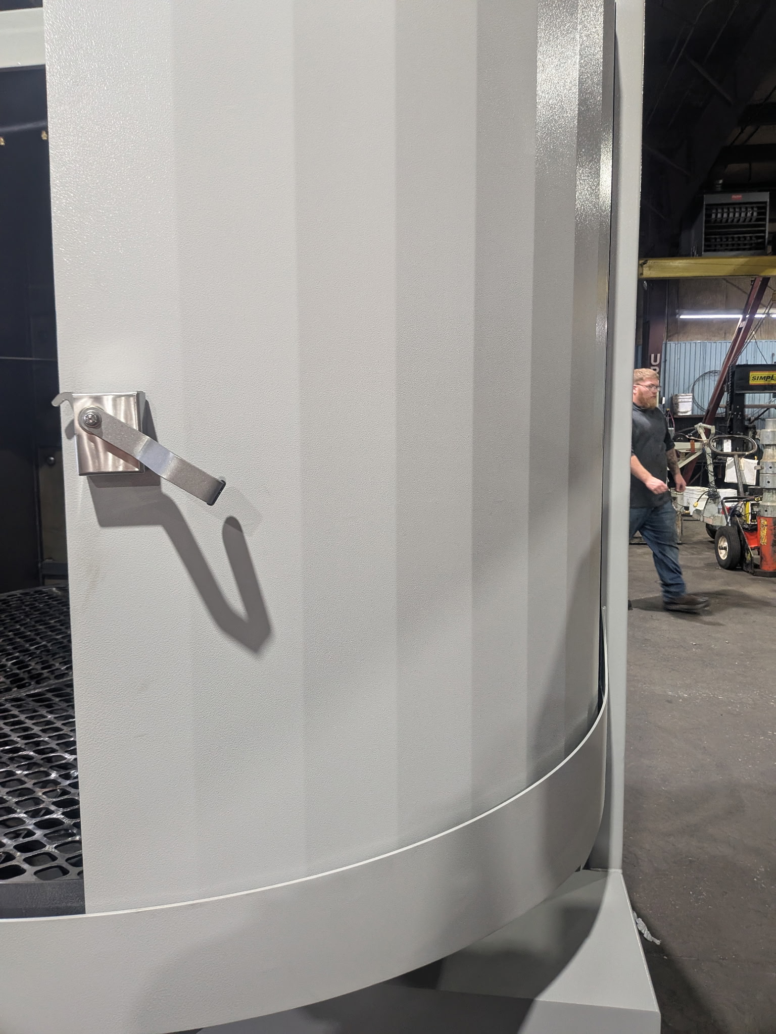 CUDA 7248 large parts washer door and heavy-duty cabinet